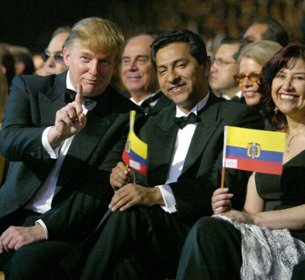 Lucio Gutiérrez y Donald Trump