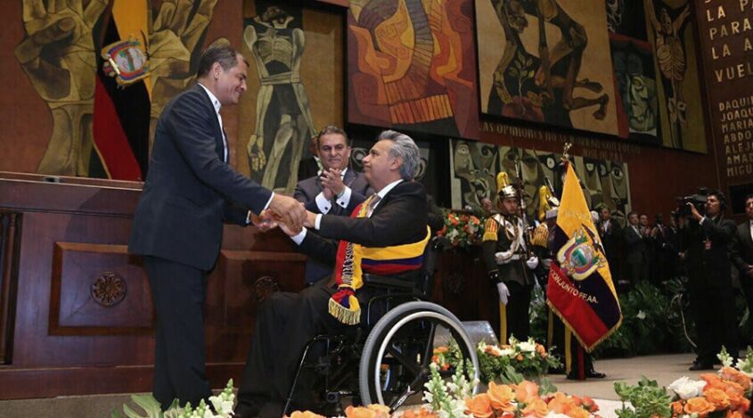 Correa-felicita-Lenin-Moreno