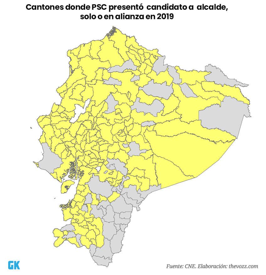 primera fuerza política del Ecuador