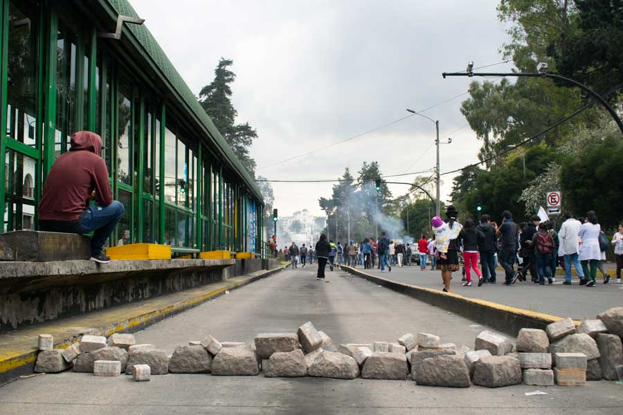 calles bloqueadas por paro nacional