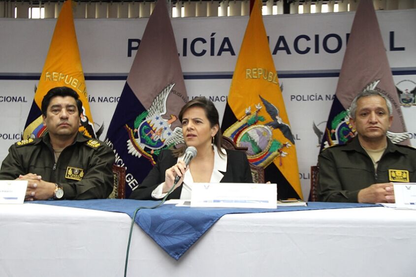 Maria Paula Romo presenta cifras del paro nacional