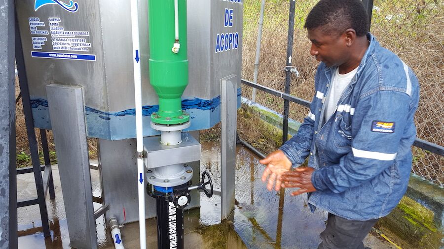 cloración de agua en Imbabura