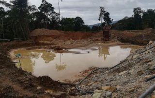 actividades mineras en Napo