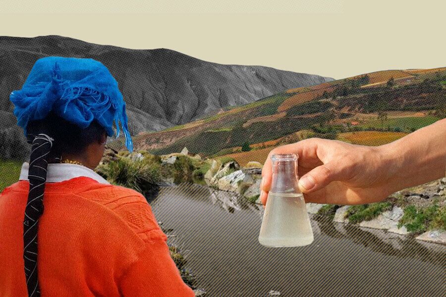 contaminación fecal en agua de comunidades de Imbabura