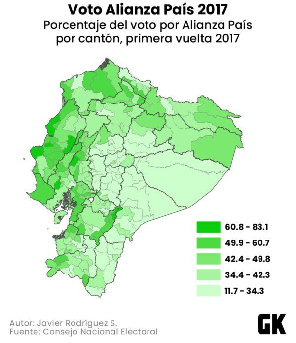 El techo de cristal de Guillermo Lasso en las elecciones de 2021.