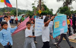 regreso a clases presenciales en territorio Shuar