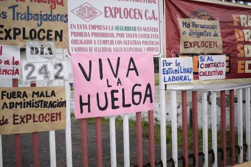 huelga de Explocen