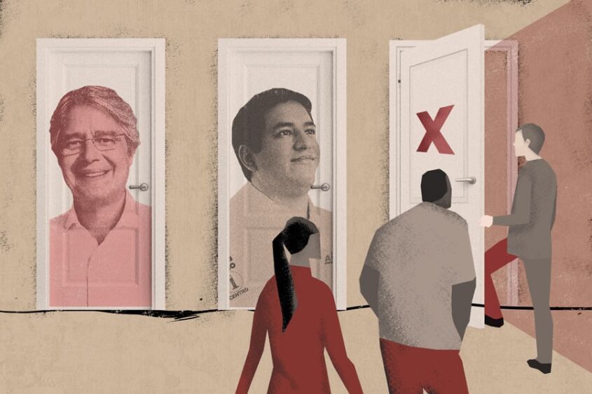 ¿A quién favoreció el voto nulo? Ilustración de Paula de la Cruz para GK.