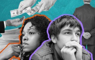 jóvenes preocupados por corrupción