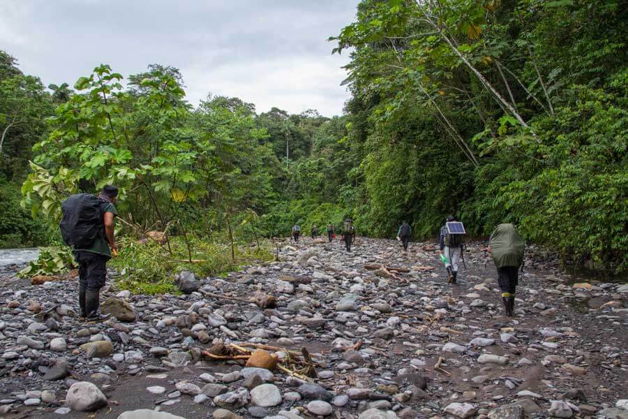 la guardia de los cofán de Sinangoe