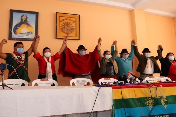 Conaie pide una cita con el presidente