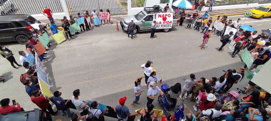 protestas por falta de remedicación ambiental