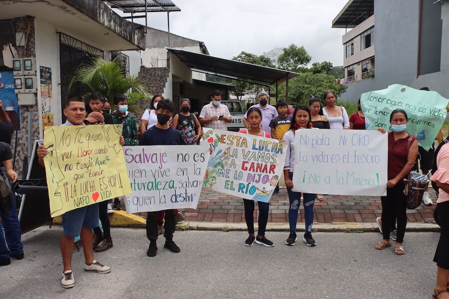 protestas por minería