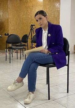 Ordóñez viste morado, el color del feminismo