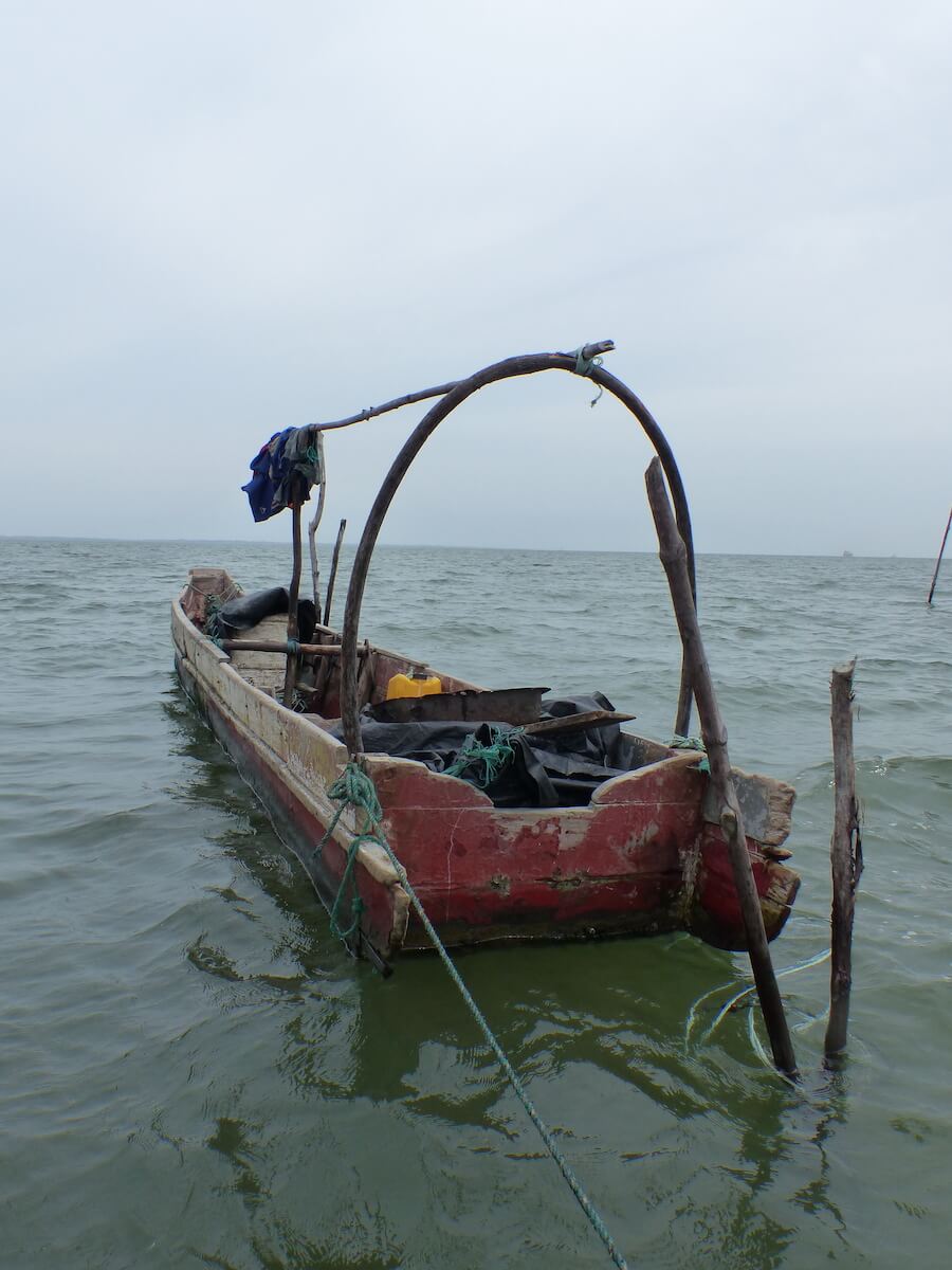 canoa en el golfo