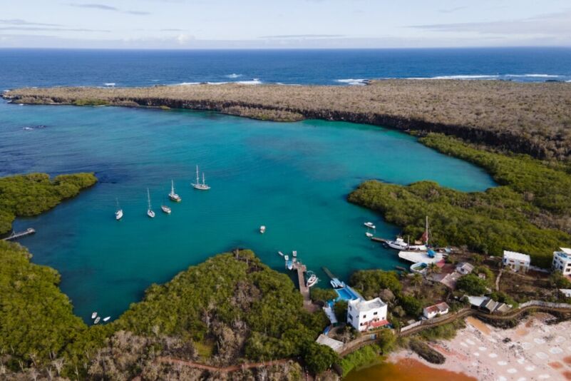 Bahía de la playa de los “Alemanes