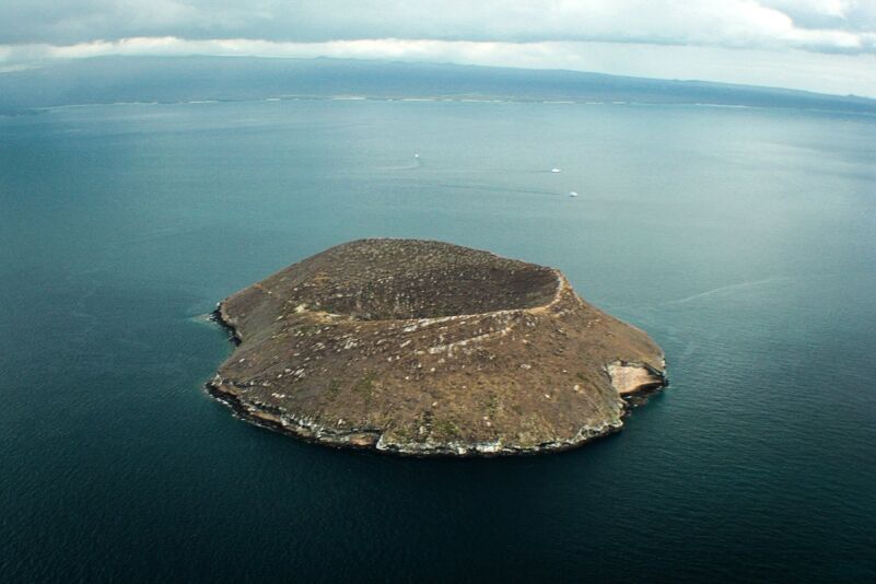 Islote Daphne Mayor en Galápagos.