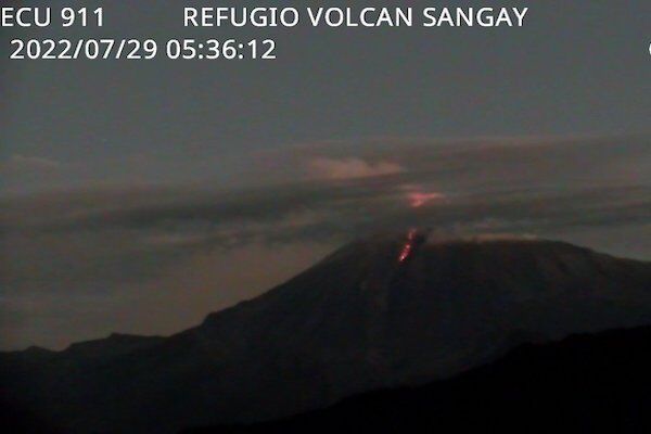 el volcán sangay