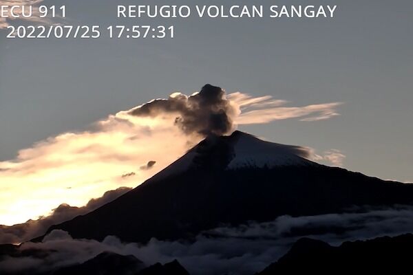el volcán sangay