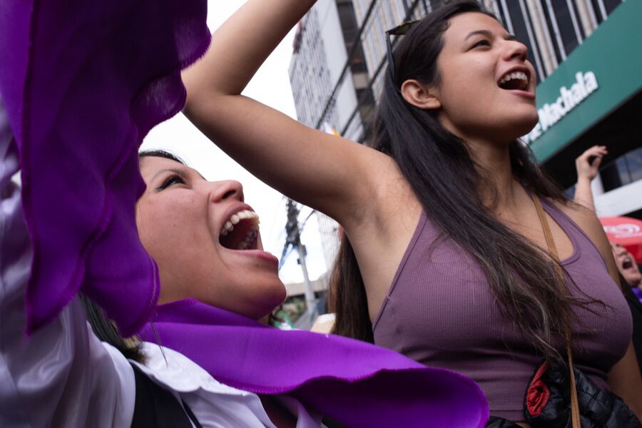 el color del feminismo