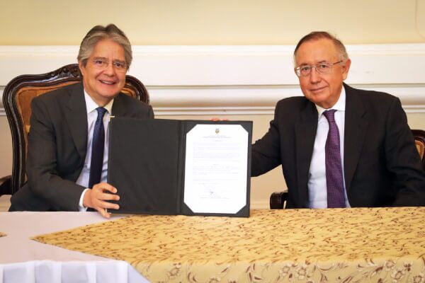 Hernán Pérez Loose y Guillermo Lasso