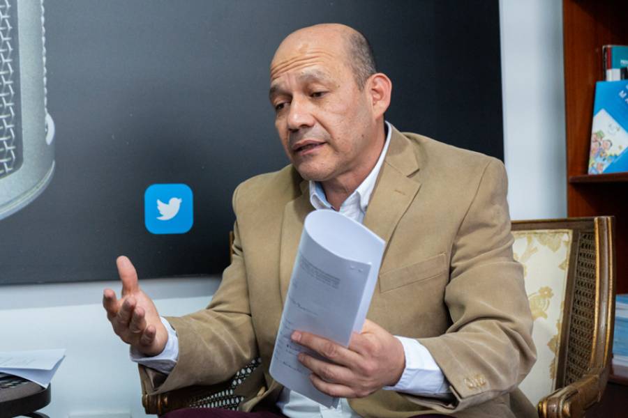 El coronel Wilson Torres, de la Policía Nacional