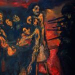 Detalle de "Homenaje a Goya".