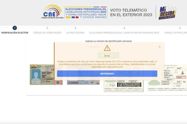 fallas en el voto en el exterior