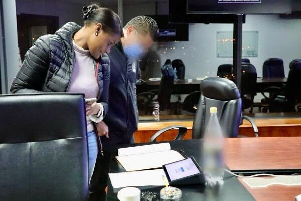 La fiscal Diana Salazar en operativo Metástasis
