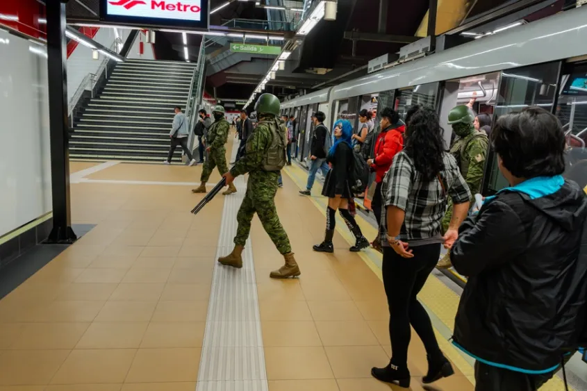 militares durante el estado de excepción en Ecuador