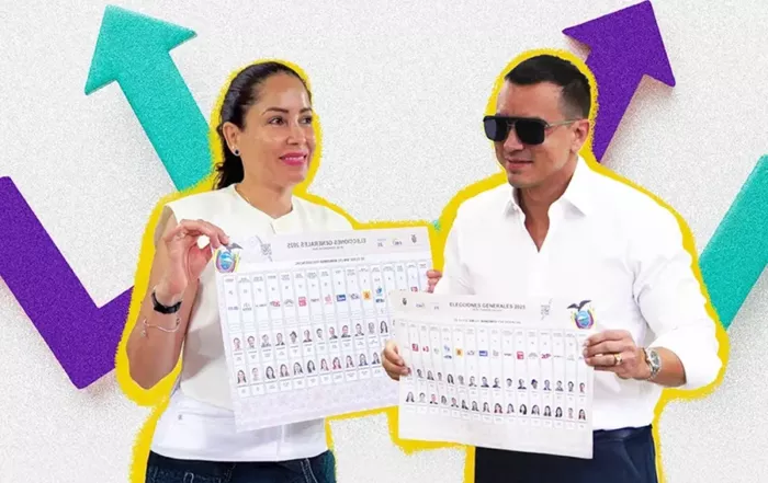 Daniel Noboa y Luisa González pasan a segunda vuelta