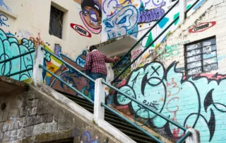 Las escalinatas de Quito están en todas partes