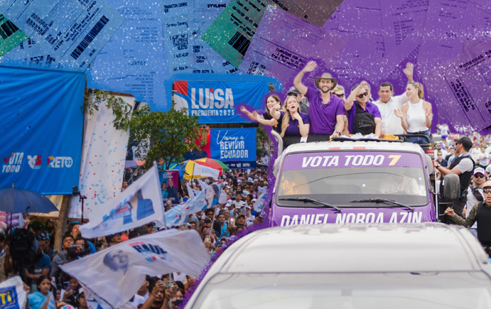 gastos de campaña de Noboa y González