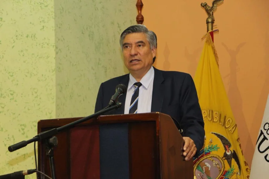 José Luis Terán es abogado y fue juez de la Corte Nacional de Justicia, desde marzo de 2025 será juez de la Corte Constitucional. Fotografía de la cuenta de X de la Corte Nacional de Justicia.