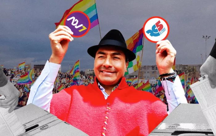 los votos de Leonidas Iza