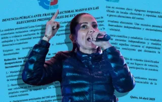 denuncia de fraude de Luisa González