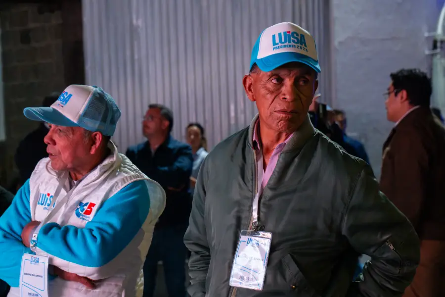 simpatizantes de González