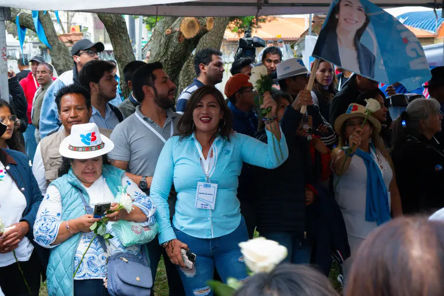 Simpatizantes de la Revolución Ciudadana